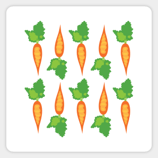 Carrot Flat Lay Sticker